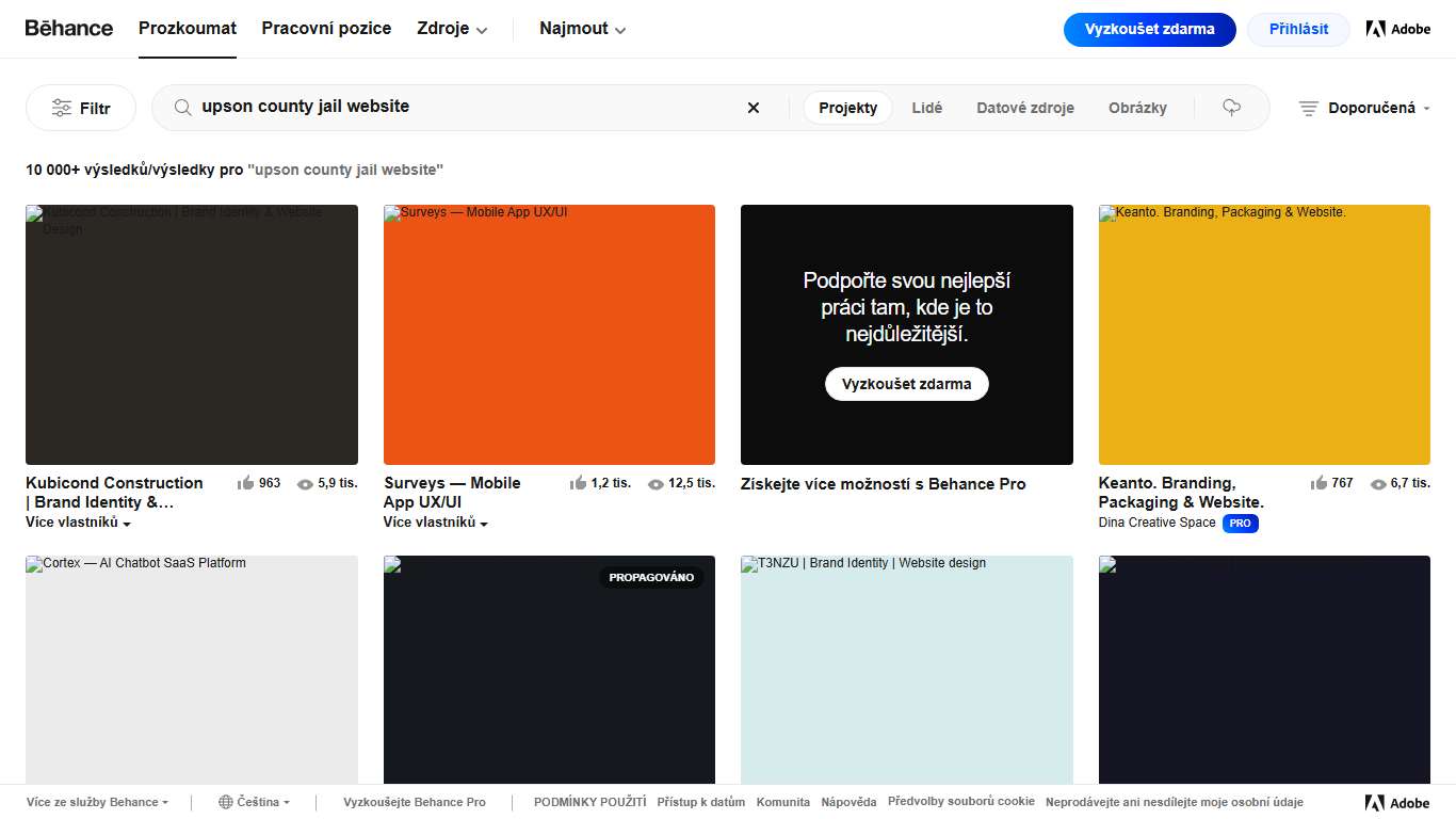 Upson County Jail Website Projekty :: Photos, videos, logos, illustrations and branding :: Behance